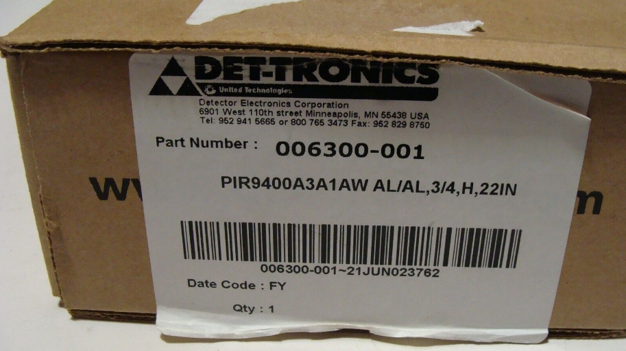 006300-001 New Det-tronics Pointwatch IR Hydrocarbon Detector