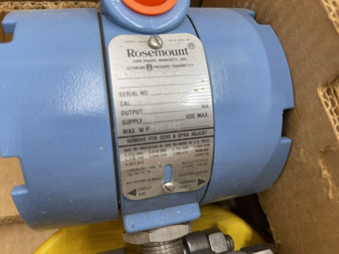Emerson Rosemount 1151lt4ea0h22dl4 Pressure Transmitter