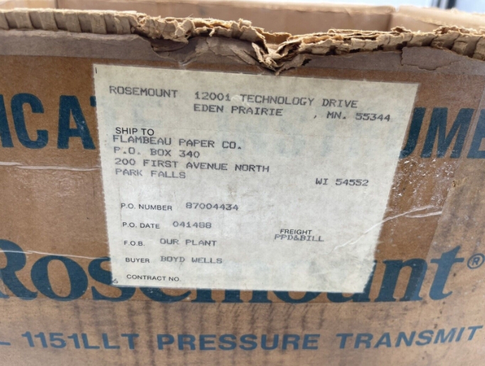 Rosemount 1151lt4lea0h22dl4 Pressure Transmitter New