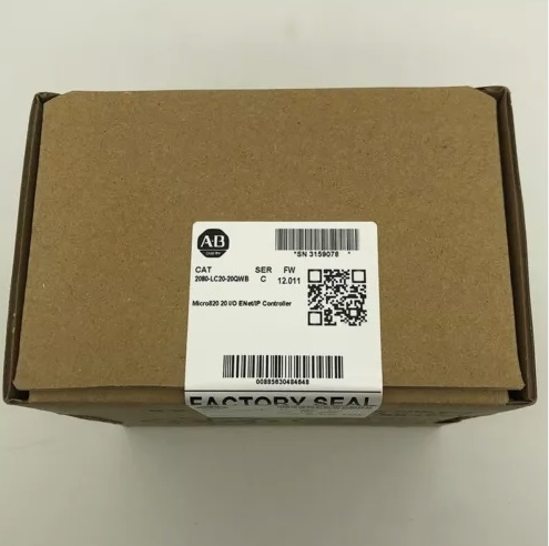 Allen-Bradley 2080-LC20-20QWB Micro820 Controller, 12-In/8-Out, DC Power, Ser. A