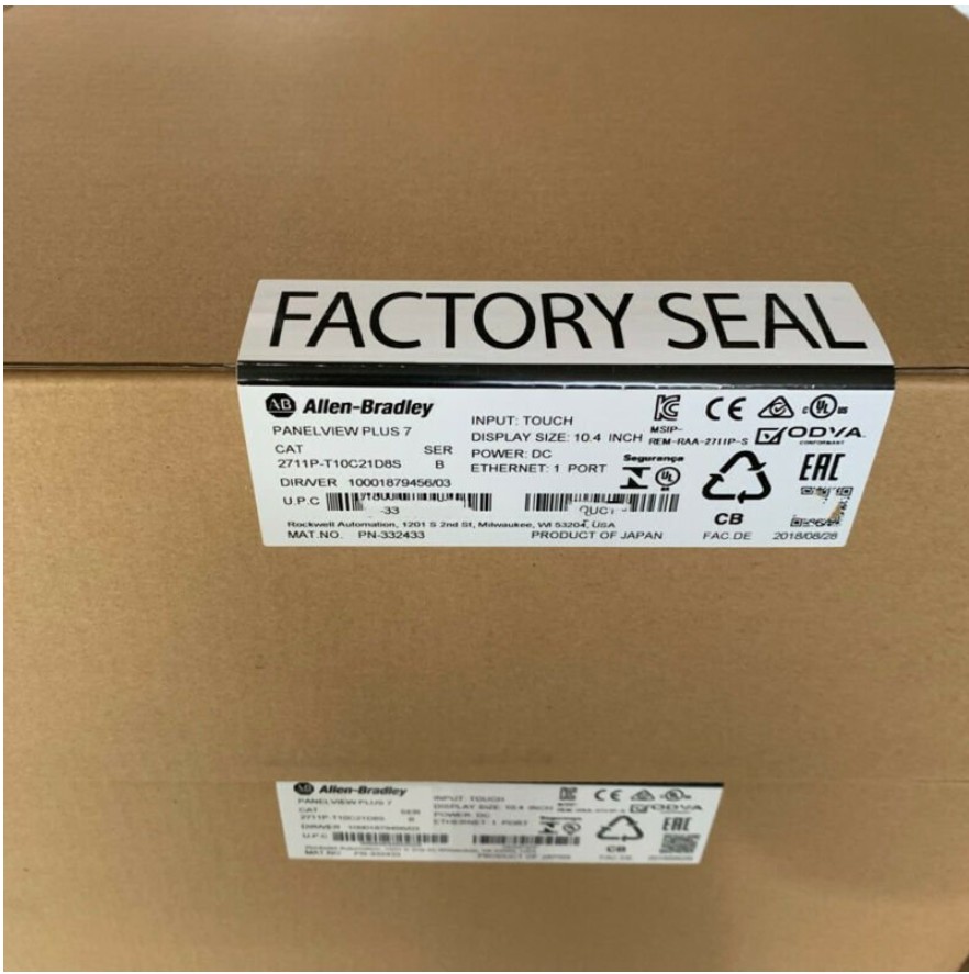 New Sealed ALLEN BRADLE 2711P-T10C21D8S OPERATOR INTERFACE PANEL