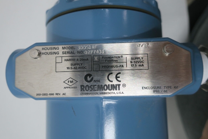 Rosemount 3051S1TG4A2E11F1AGM Pressure Transmitter 0-4000psi
