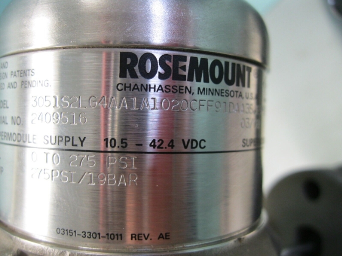 Rosemount 3051 Hart Level Transmitter