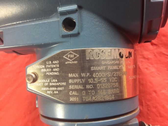 3051TG4A2B21BQ4 -Emerson Rosemount 3051T Pressure Transmitter