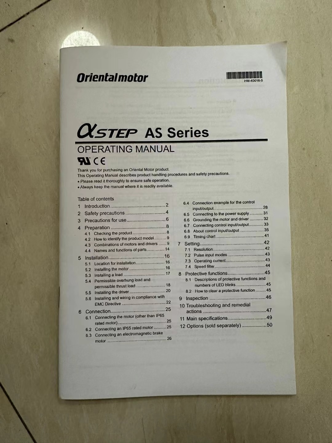 Brand New Oriental ASD24A-ASD Stepper Motor Driver