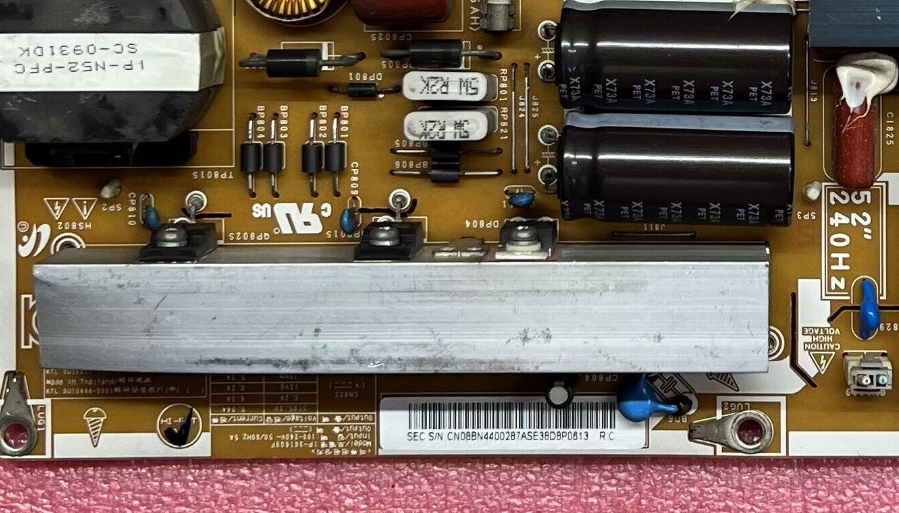 Samsung BN44-00287A Power Supply For LN52B750U1FXZA