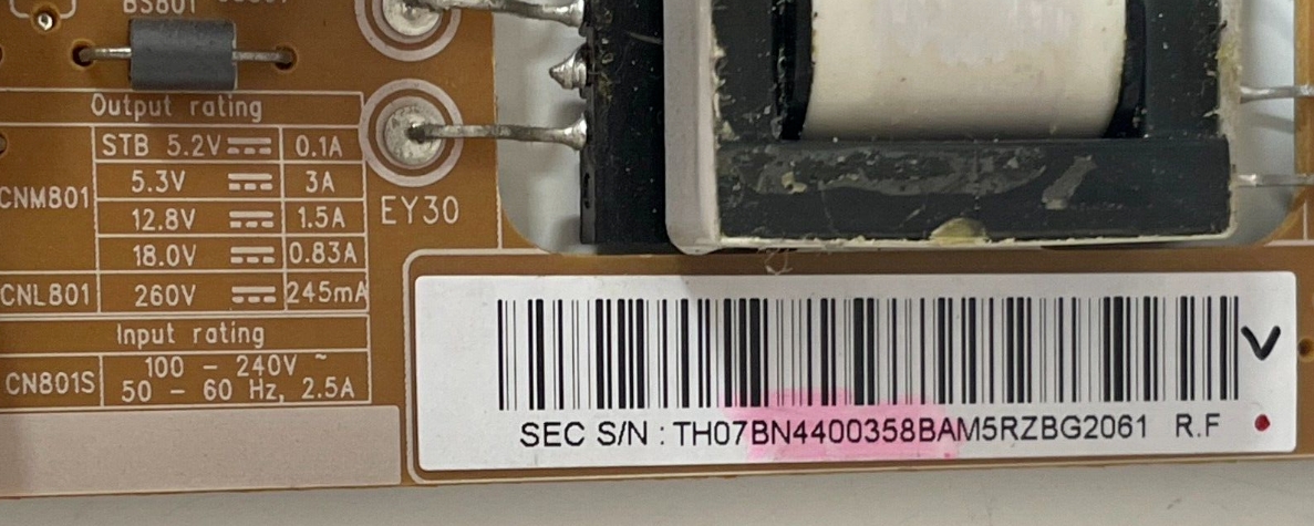 BN44-00358B Power Supply For Samsung UN55C5000QFXZA PD55AF1U_ZHS