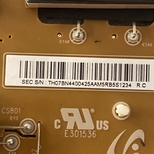 Samsung BN44-00425A (PD60A1_BHS) UN60D7050VFXZA Power Supply Unit
