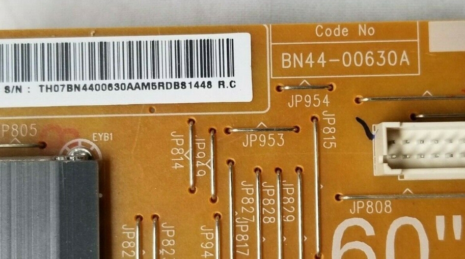 Samsung UN60F7050AFXZA UN60F7100AFXZA Power Supply Board BN44-00630A