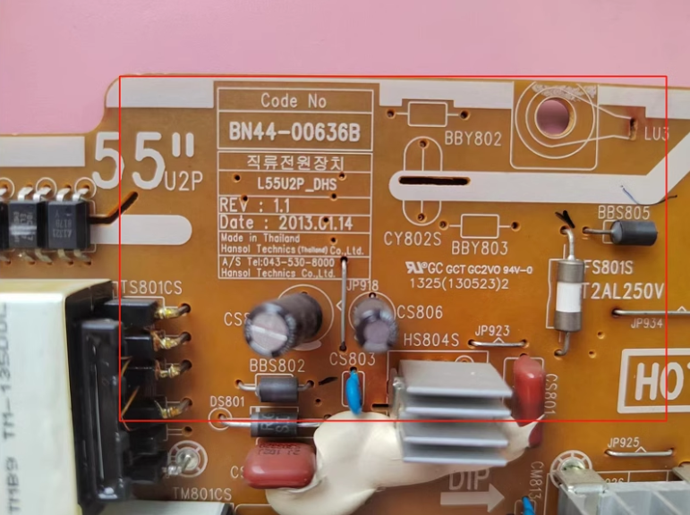 Samsung BN44-00636A BN44-00636B L55U2P_DSM BN4400636B Power Supply Board