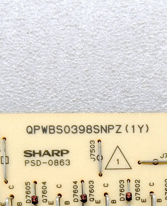 RUNTKA903WJQZ QPWBS0398SNPZ POWER SUPPLY BOARD For SHARP LC-80LE632U